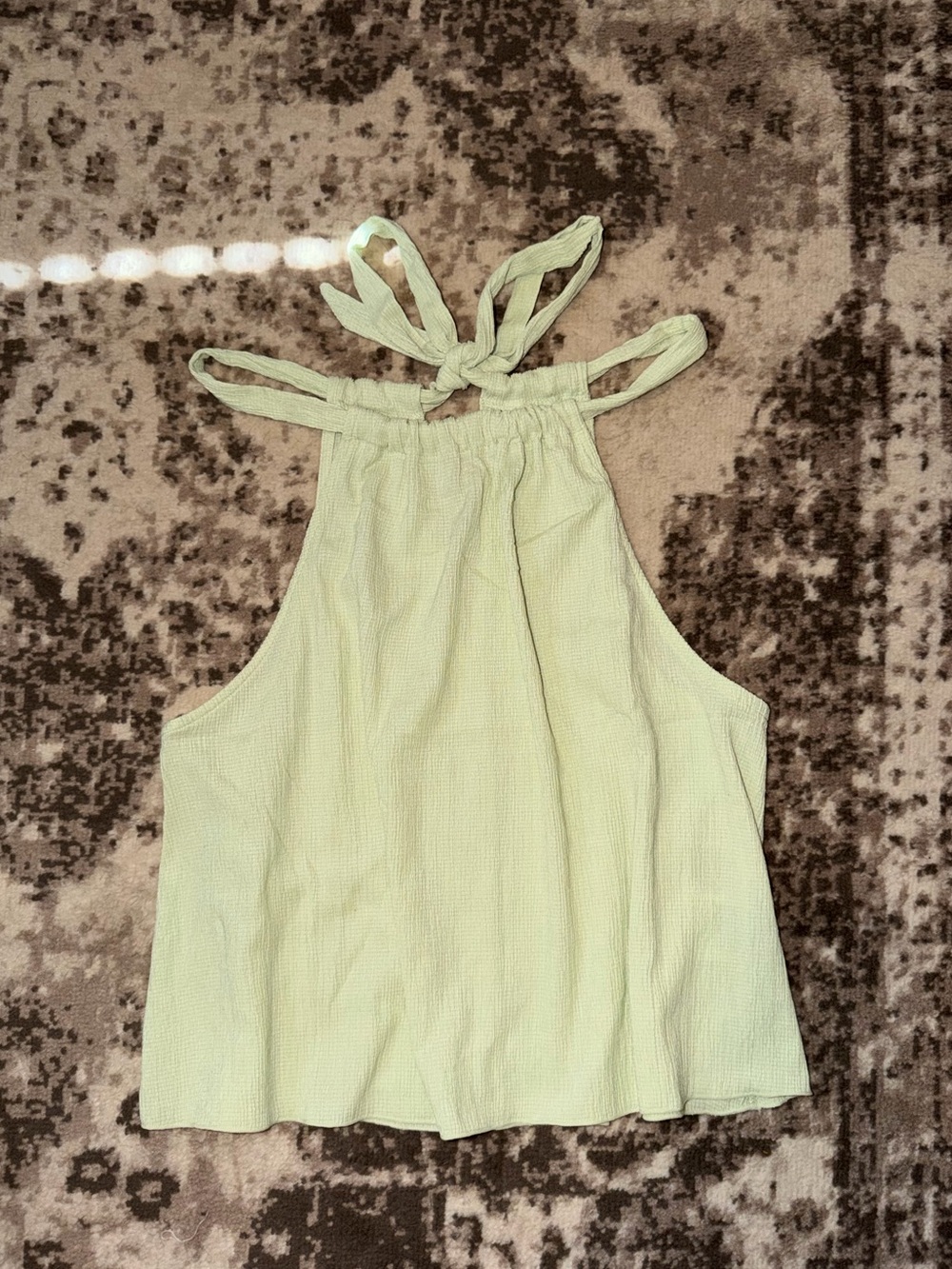 Light Green Halter Tank Top